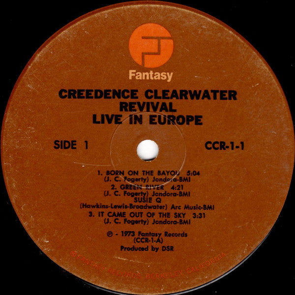 Creedence Clearwater Revival : Live In Europe (2xLP, Album, Gat)