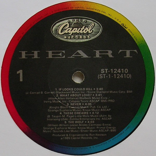 Heart : Heart (LP, Album)