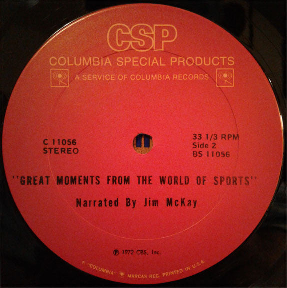 Jim McKay (2) : Great Moments From The World Of Sports (LP)