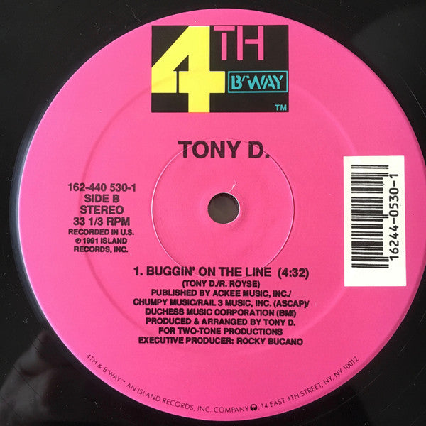 Tony D.* : Check The Elevation  (12")