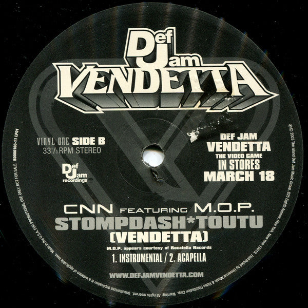 Capone -N- Noreaga / Method Man : Def Jam Vendetta (2x12", Ltd, Promo)
