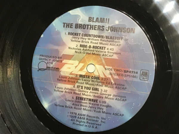 Brothers Johnson : Blam!! (LP, Album, Gat)