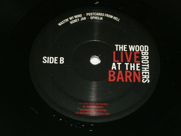The Wood Brothers : Live At The Barn (LP, Album)