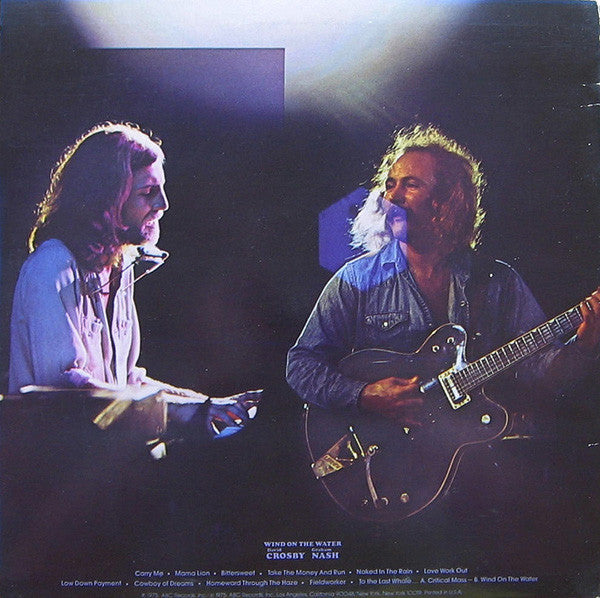 David Crosby / Graham Nash* : Wind On The Water (LP, Album)