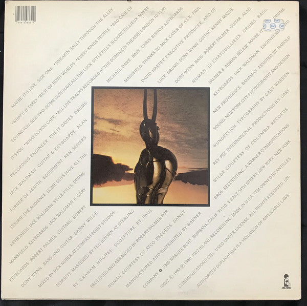 Robert Palmer : Maybe It's Live (LP, Album, RE, L.A)