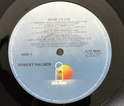 Robert Palmer : Maybe It's Live (LP, Album, RE, L.A)