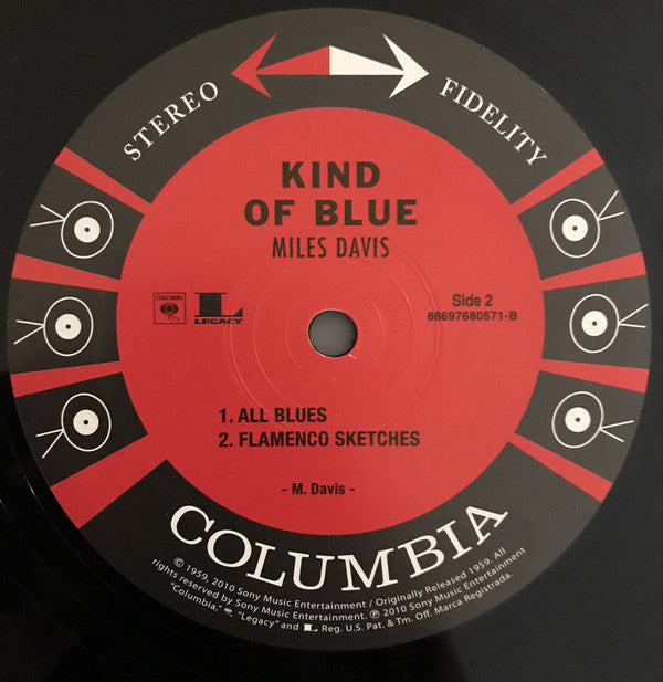 Miles Davis : Kind Of Blue (LP, Album, RE, RM, 180)