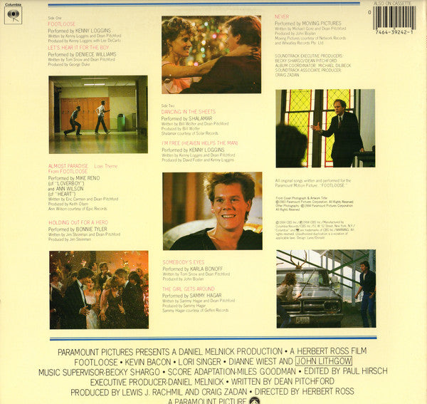 Various : Footloose (Original Motion Picture Soundtrack) (LP, Comp, Pit)