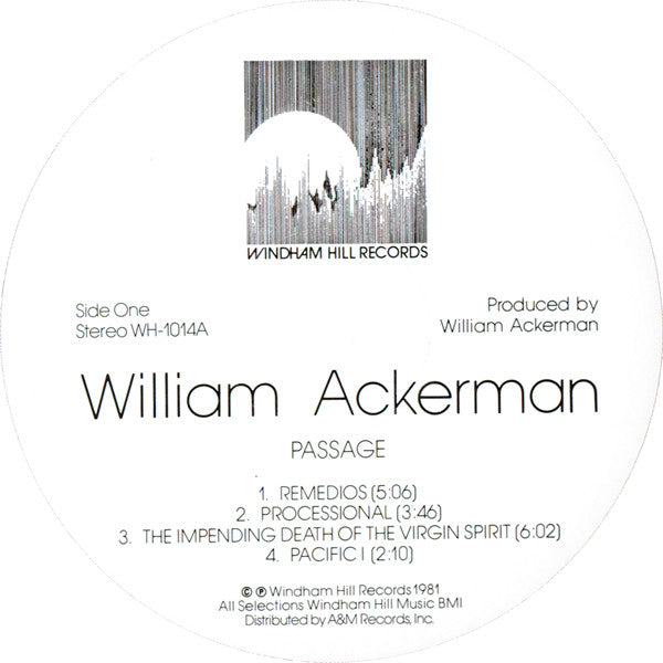 William Ackerman : Passage (LP, Album, EMW)