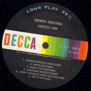 Loretta Lynn : Country Christmas (LP, Album, Mono, Pin)