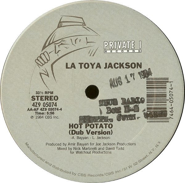 La Toya Jackson : Hot Potato (12", Single)