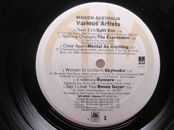 Various : Maiden Australia (LP, Comp)