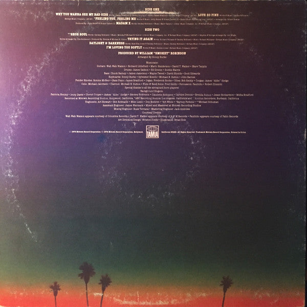 Smokey Robinson : Love Breeze (LP, Album)