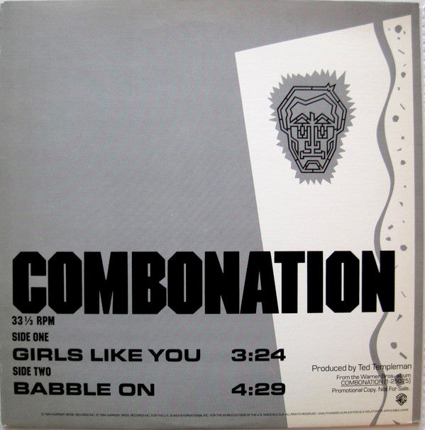 Combonation : Girls Like You (12", Single, Promo)