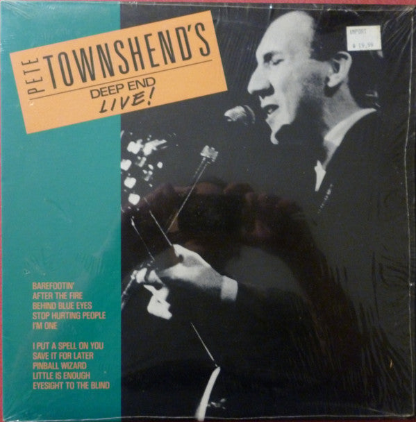 Pete Townshend's Deep End* : Pete Townshend's Deep End Live! (LP, Album)