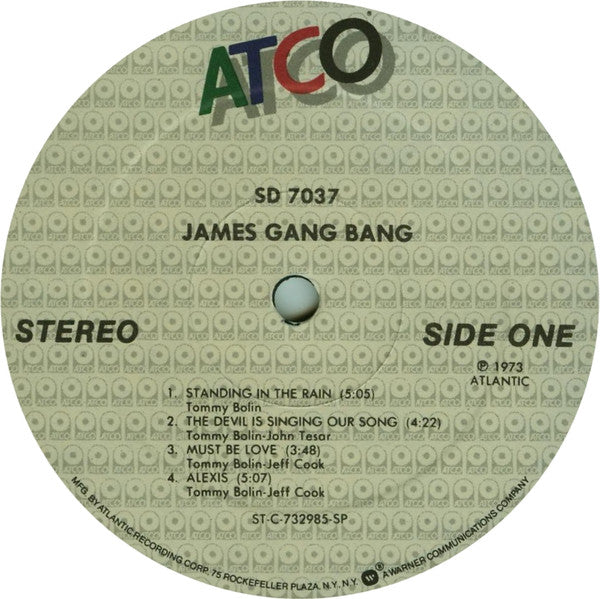 James Gang : Bang (LP, Album, RE, SP)