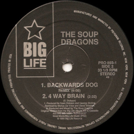 The Soup Dragons : I'm Free (12", Promo)