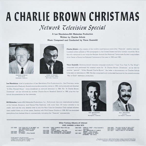 Vince Guaraldi : A Charlie Brown Christmas (LP, Album, RE, 180)