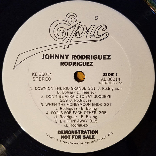 Johnny Rodriguez (4) : Rodriguez (LP, Album, Promo)