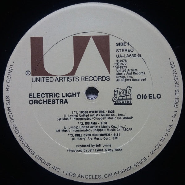 Electric Light Orchestra : Olé ELO (LP, Comp, All)