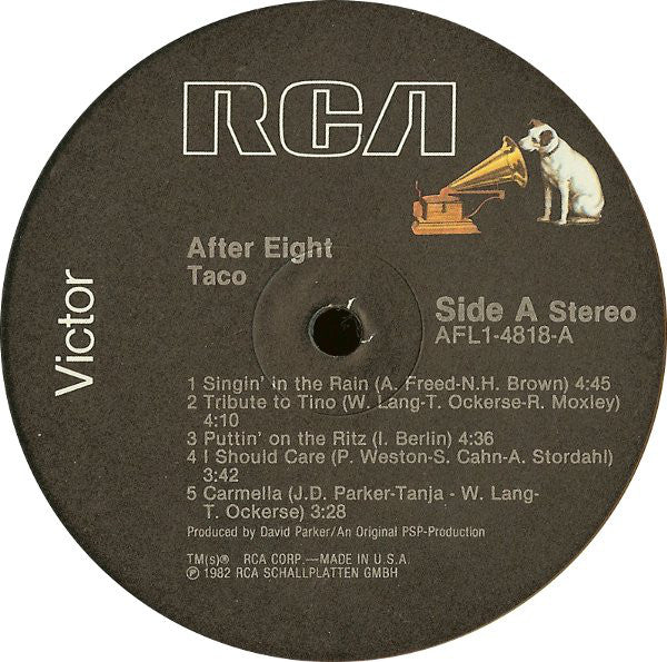 Taco : After Eight (LP, Album,  In)