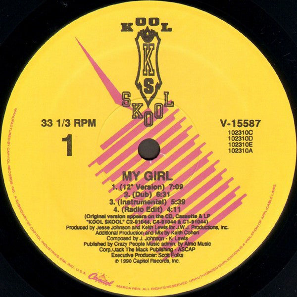 Kool Skool : My Girl (12", Single)