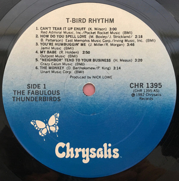 The Fabulous Thunderbirds : T-Bird Rhythm (LP, Album, PRC)