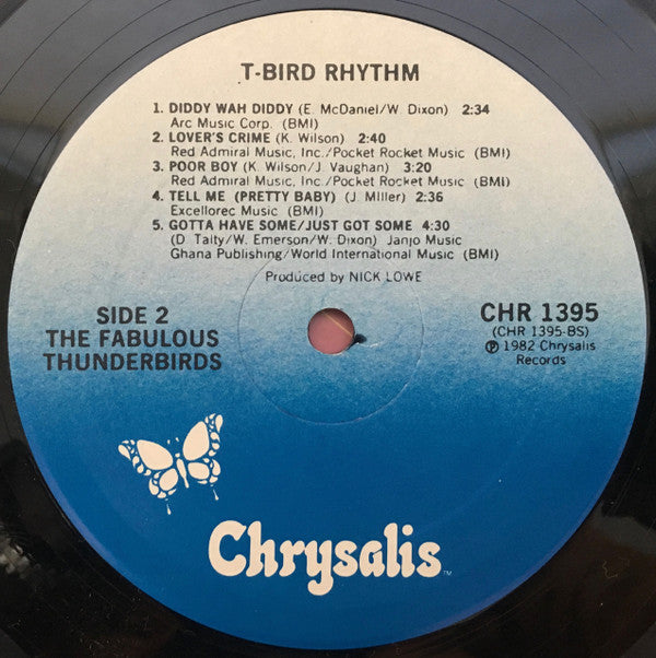 The Fabulous Thunderbirds : T-Bird Rhythm (LP, Album, PRC)