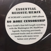 Scream (2) : No More Censorship (LP, RE, Rem)