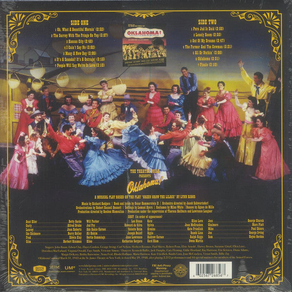 Richard Rodgers And  Oscar Hammerstein II / "Oklahoma" Orchestra And Chorus* Directed By Jay Blackton : Oklahoma! (LP, Album, RE, 75t)