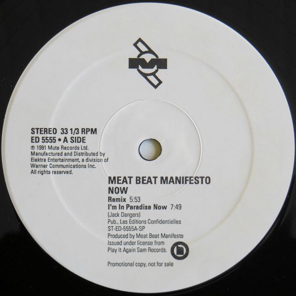 Meat Beat Manifesto : Now (12", Promo)