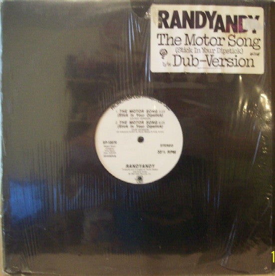 Randyandy* : The Motor Song (Stick In Your Dipstick) (12", Promo)