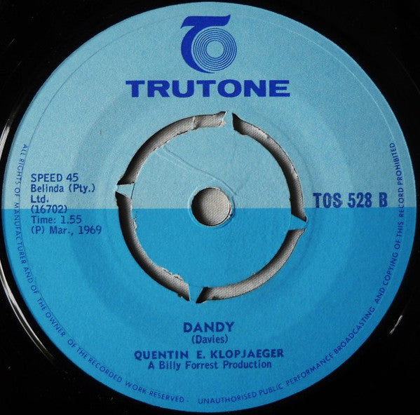 Quentin E. Klopjaeger : Melody Fayre / Dandy (7", Single)