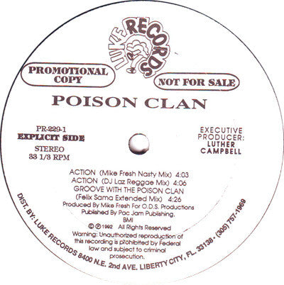 Poison Clan : Action (12", Promo)