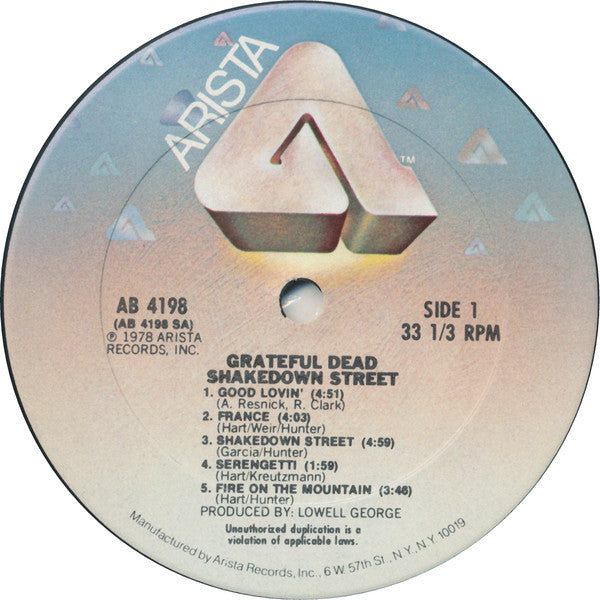 Grateful Dead* : Shakedown Street (LP, Album, Ter)