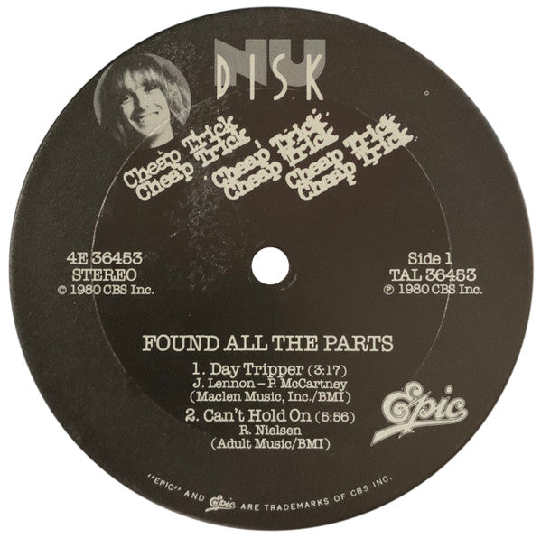 Cheap Trick : Found All The Parts (10", EP, Rob + 7", Promo)