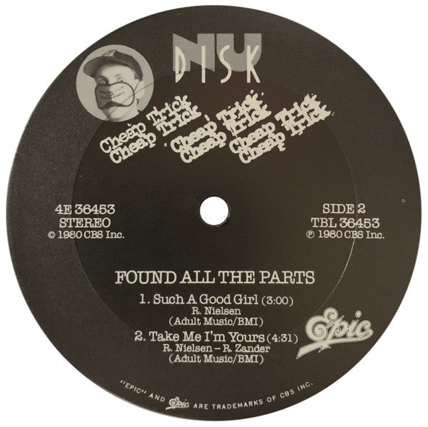 Cheap Trick : Found All The Parts (10", EP, Rob + 7", Promo)