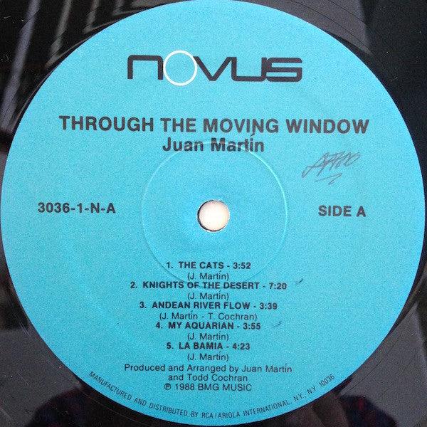 Juan Martin : Through The Moving Window (LP, Album)
