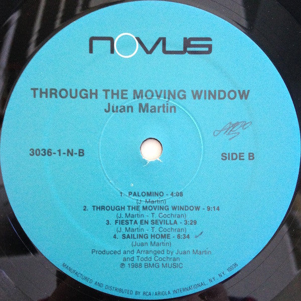 Juan Martin : Through The Moving Window (LP, Album)