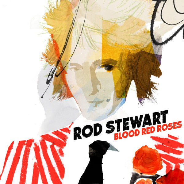 Rod Stewart : Blood Red Roses (2xLP, Album)