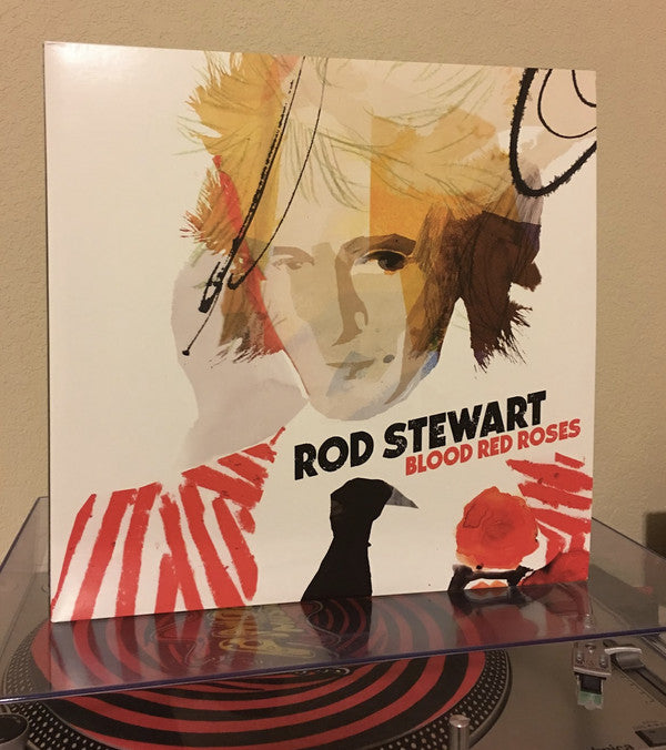 Rod Stewart : Blood Red Roses (2xLP, Album)