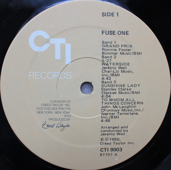 Fuse One : Fuse One (LP, Album)