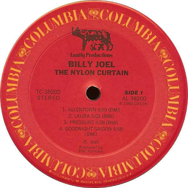 Billy Joel : The Nylon Curtain (LP, Album, Car)