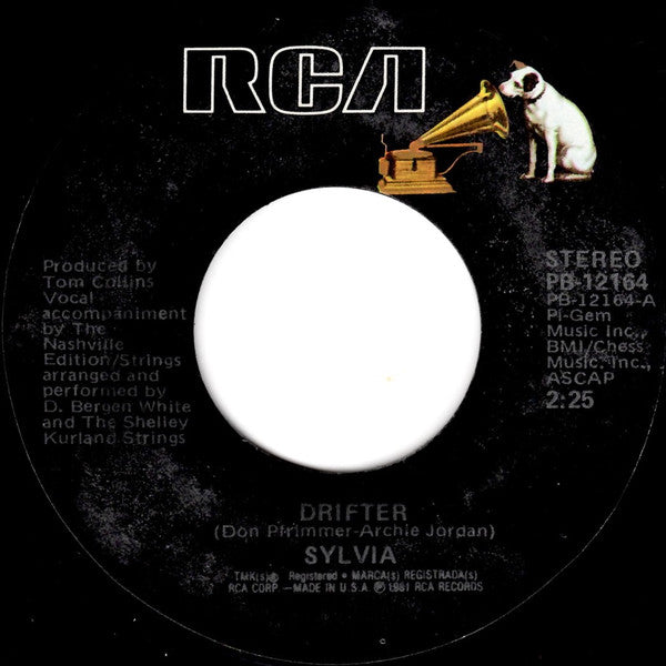 Sylvia (7) : Drifter (7", Single, Styrene, Ind)