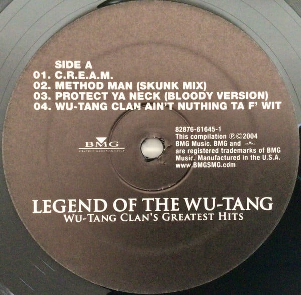 Wu-Tang Clan : Legend Of The Wu-Tang: Wu-Tang Clan's Greatest Hits (2xLP, Comp)