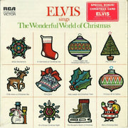 Elvis Presley : Elvis Sings The Wonderful World Of Christmas (LP, Album, Ora)