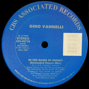 Gino Vannelli : In The Name Of Money (Special 12" Single Mix) (12", Single)