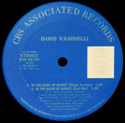 Gino Vannelli : In The Name Of Money (Special 12" Single Mix) (12", Single)