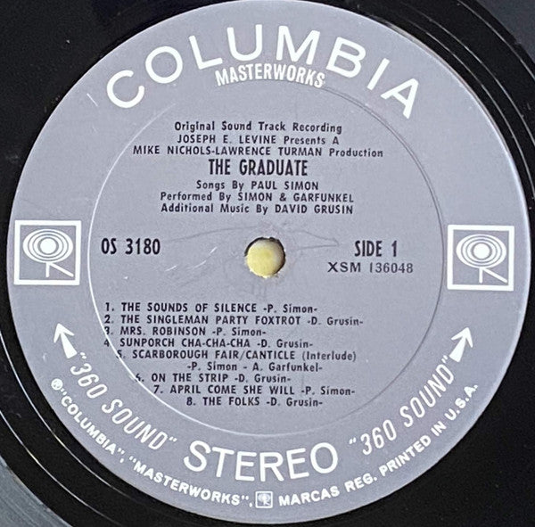 Paul Simon, Simon & Garfunkel, David Grusin* : The Graduate (Original Sound Track Recording) (LP, Album, Ter)