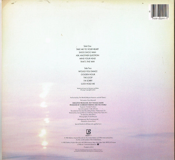 The World : Break The Silence (LP, Album, Promo)